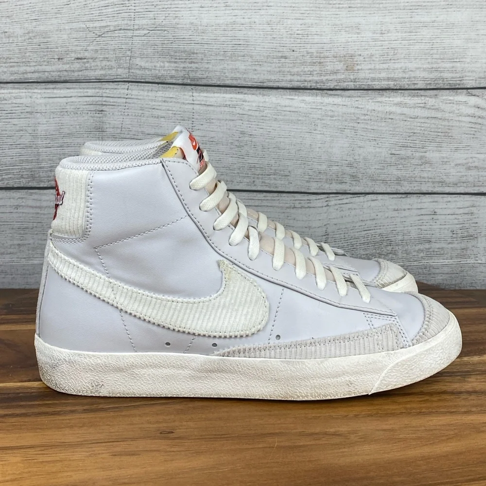 Nike Blazer Mid 77 EMB Vast Grey Hi Top Sneaker DD8021–001 Men’s Shoe Size 8